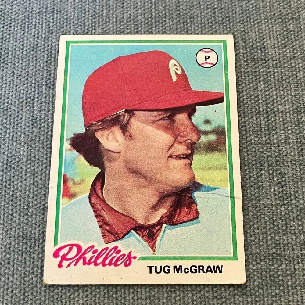 1978 Topps Philadelphia Phillies Baseball Card Trading Card